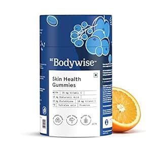 Be Bodywise Vitamin C Skin Gummies with Hyaluronic Acid, Vitamin E ...