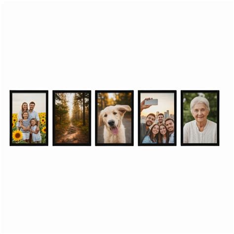 A4 Size Photo Frame Set of 5 | Wall Mount – Dream Doodle Studios
