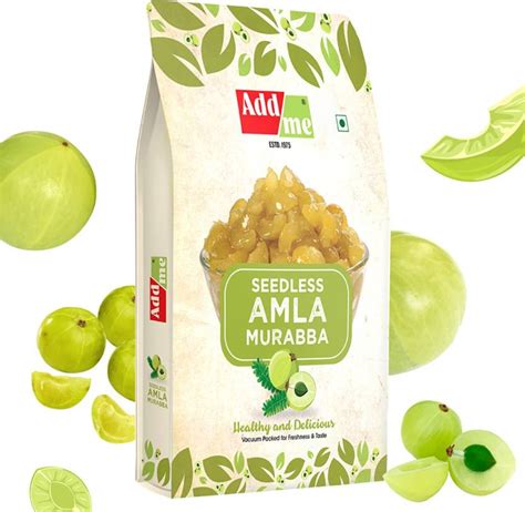 Add me Seedless Amla Murabba Sweet Amala 750 gm Amala Pack of 1 Best ...