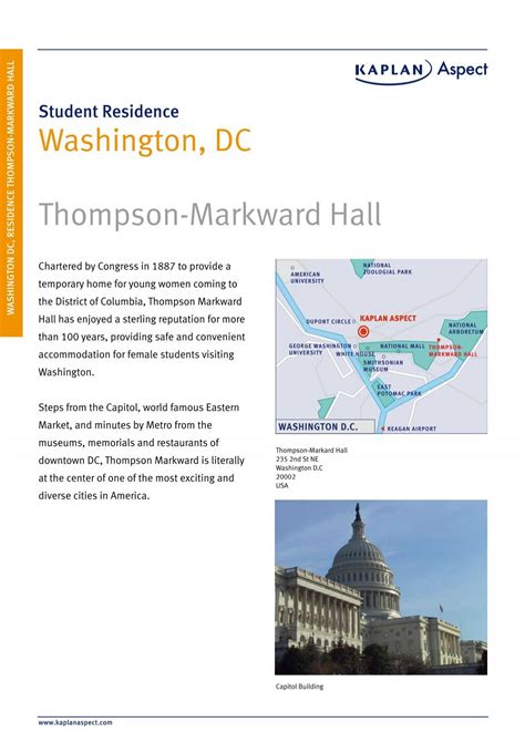 Washington, DC Thompson-Markward Hall - Interlanguage