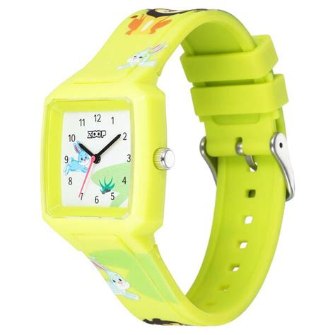 Buy Online Zoop Analog Watch with White Dial & Multicoloured Strap for ...
