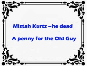 The Hollow Men - Epigraph