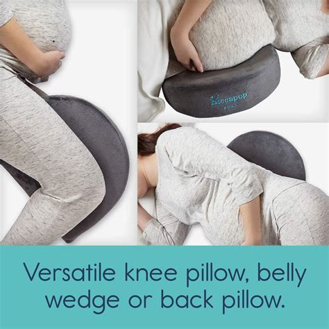 hiccapop Pregnancy Pillow Wedge for Belly Support | Maternity Wedge ...
