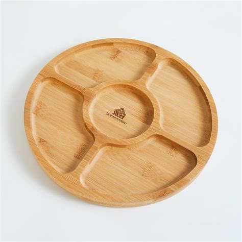 Buy Spinel Bamboo Chip and Dip Platter - 25cm from Home Centre at just ...