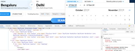 How to Select Date Range Using Selenium Python 的图像结果