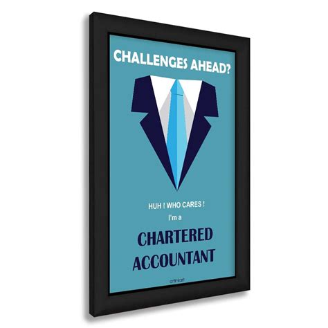 ArtinKart- CA Chartered Accountant Poster for Room Office Home ...