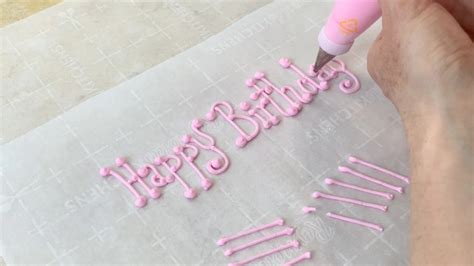 Image result for Writing On Cakes Tutorial