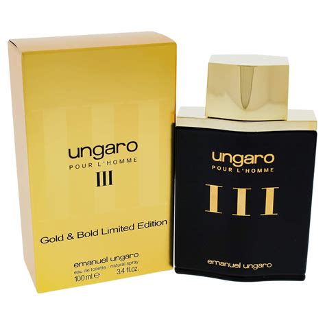 Buy Ungaro Ungaro III Pour L'Homme Eau de Toilette 3.4oz (100ml ...