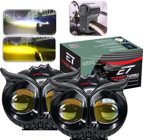 ELTRON TURBO 1 Years Warranty Owl Shape Imported Fog Led Light 12V-24V ...