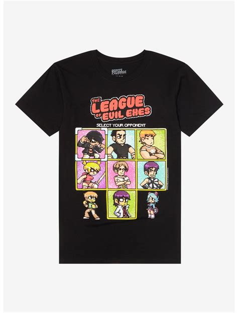 Scott Pilgrim Vs. The World The League Of Evil Exes T-Shirt | Hot Topic