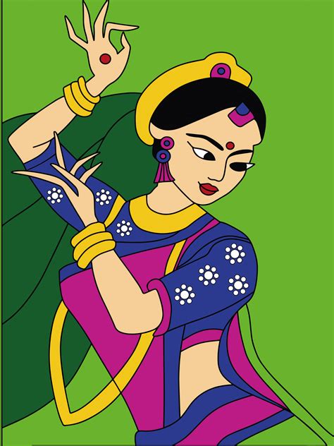 Lady Madhubani Painting DIY Canvas Base for Painting– Hobby Decor Pvt Ltd