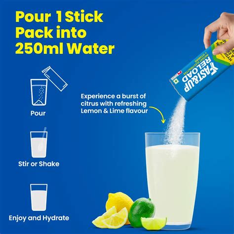 Fast&Up Reload: Portable Hydration & Energy Powder Mix Sachets