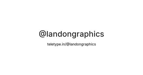 Landon Graphics and Tint — Teletype