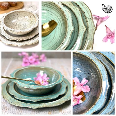 Choose Your Colorful Dinnerware Set. 5 Colors. - Etsy