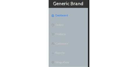 Image result for Bootstrap 4 Sidebar Menu
