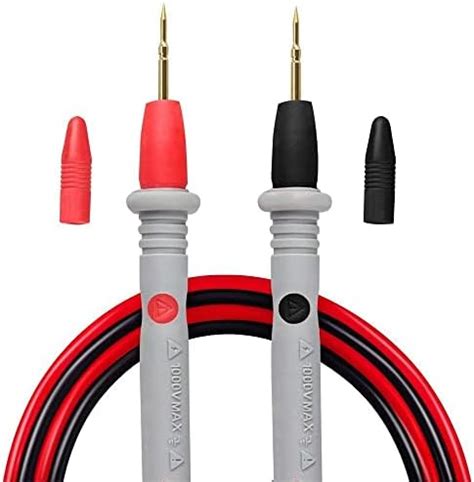 DHRUVPRO Multimeter Cord Probe Set Test Cable Pair 10 A Sharp Lead ...
