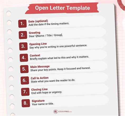 Image result for Open Letter Writing Guide