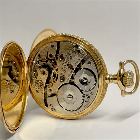 14K GOLD WALTHAM MAN'S POCKET WATCH - Ashton-Blakey Vintage Watches