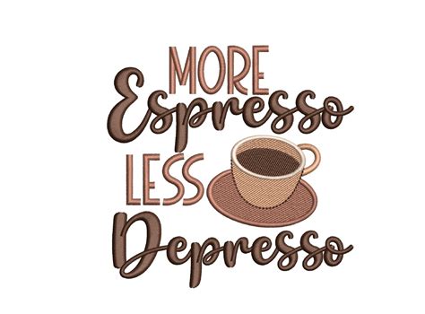 More Espresso Less Depresso · Creative Fabrica