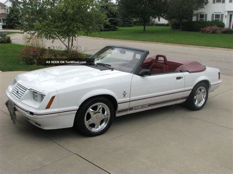 1984 20th Anniversary Ford Mustang Gt350 Convertible,