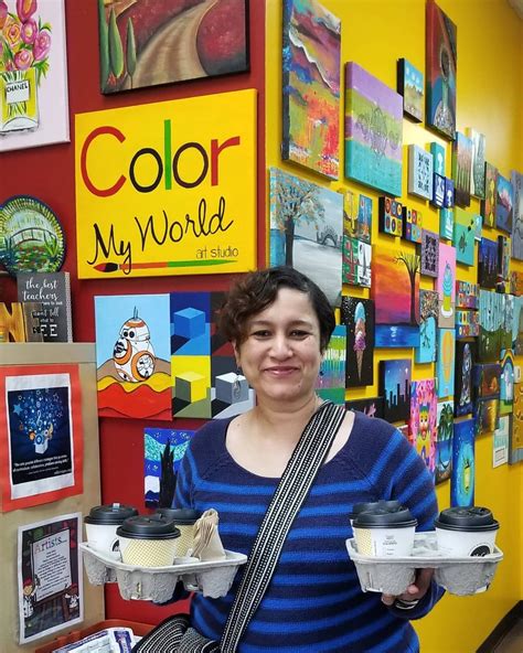 When parents spoil teachers and bring us #coffee #art #artandcoffee # ...