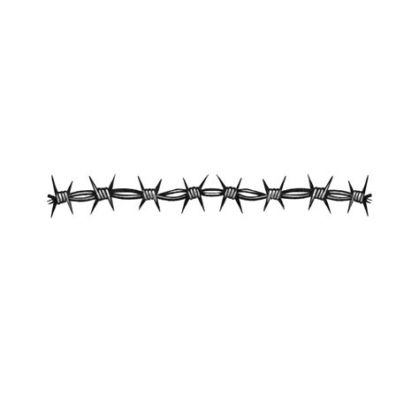Barb Wire Cross Drawing