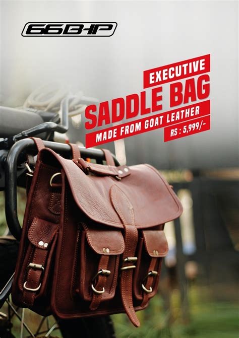 66BHP Executive leather Saddle bag – LRL Motors