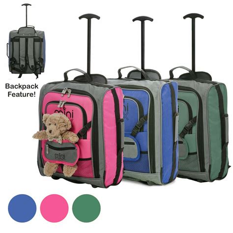 Children Kids Wheeled Backpack Cabin Luggage Rucksack Small Light ...