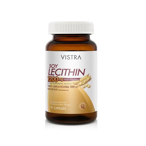 VISTRA Soy Lecithin 1200mg Plus Vitamin E 90เม็ด | LINE SHOPPING