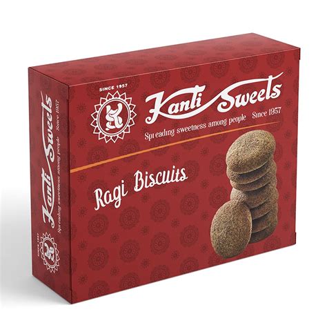 Kanti Sweets Ragi Biscuits, Made With Ragi Flour And Refined Wheat ...