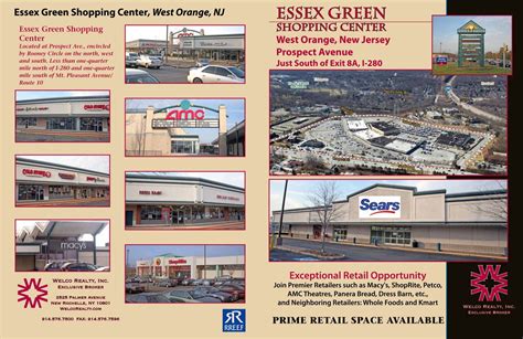 ESSEX GREEN shopping Center West Orange ... - Welco Realty, Inc