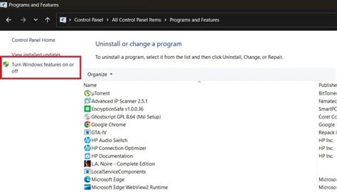Image result for Programs and Features Control Panel Win 11