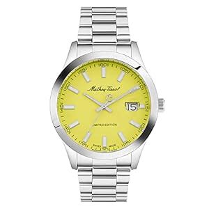 Mathey-Tissot Analog Yellow Dial Men's Watch-H455J : Amazon.in: Watches