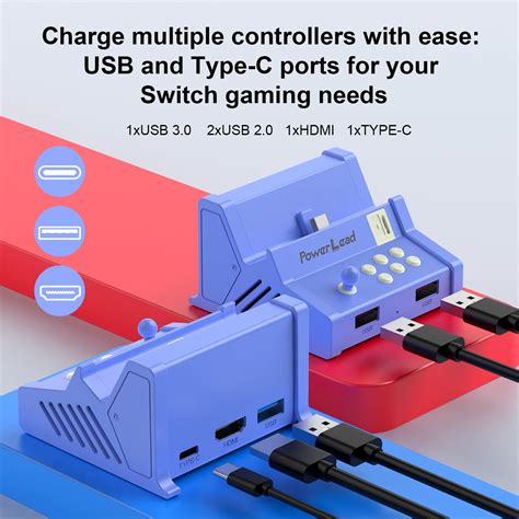 PowerLead Docking Station for Nintendo Switch, TV Dock for India | Ubuy