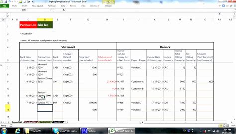 Image result for Excel Bookkeeping Tutorial