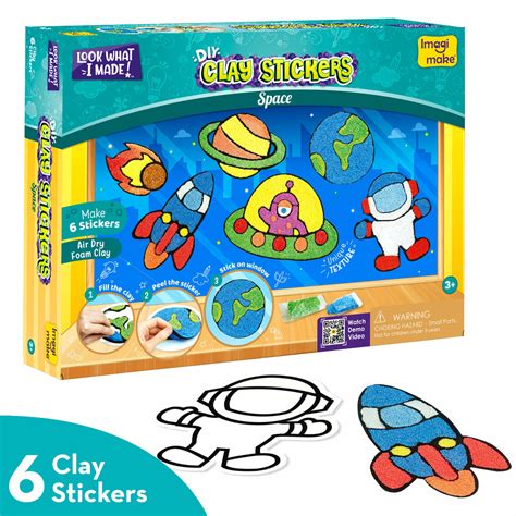 Clay Stickers - Space Adventure – Imagimake