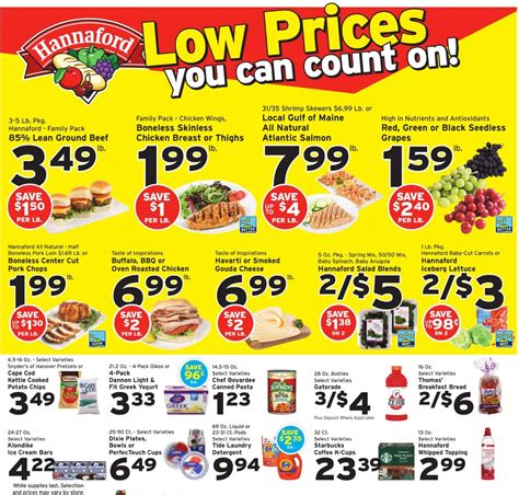 Hannaford Flyer for this week and next week
