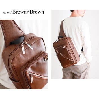 DBG9049-BRBR-F DEVICE Shade ジップデザイン 合皮 メガ ボディバッグ ショルダーバッグ 1個 トップハウス 【通販 ...