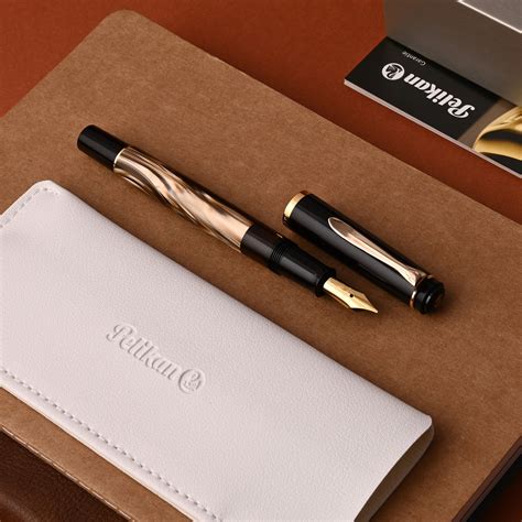 Pelikan M200 Brown Marbled Fountain Pen|Shop Online at Makoba |Pelikan