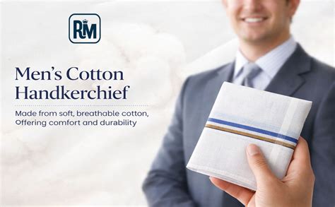 Buy Royal Mart Cotton Handkerchief for Men’s | Soft, Skin-Friendly ...