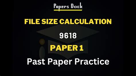 File Size Calculation as Level Questions 的图像结果