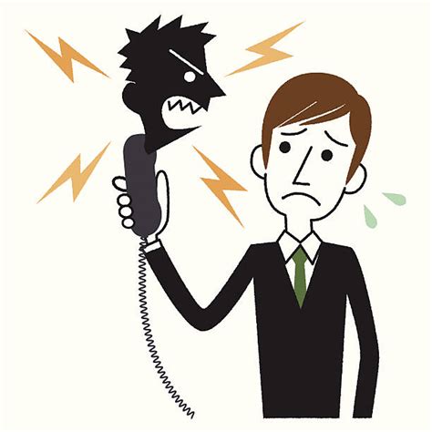 Best Rude Phone Call Illustrations, Royalty-Free Vector Graphics & Clip ...