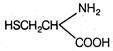 An example of a sulphur containing amino acid is