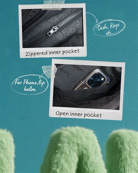 Corduroy Cross-Body Bag - Black – Procrastination