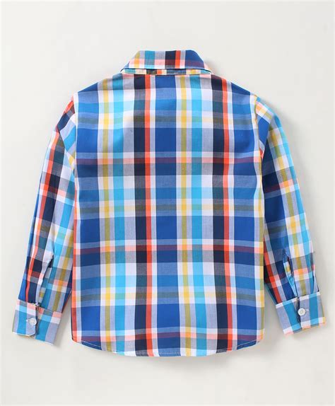 Checkered Full Sleeves Shirt – CrayonFlakes