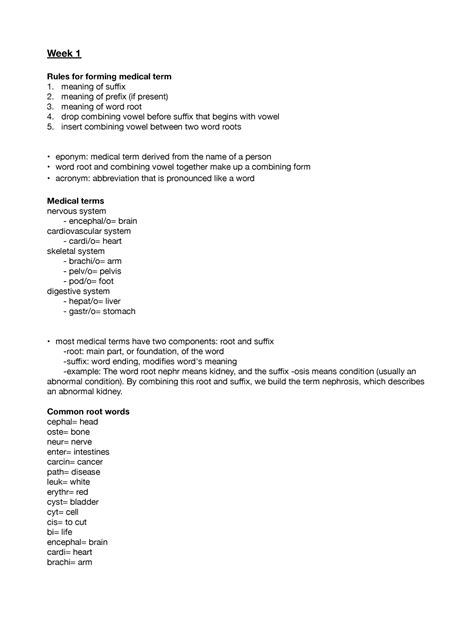 Ch 1 medterm - allied health sciences course, professor: Jessica ...