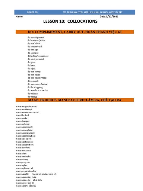 Collocation Lesson 的图像结果