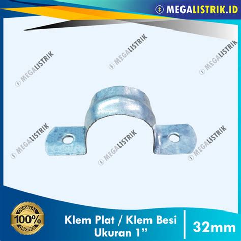 Jual Klem Plat 1" / Klem Besi Seng / Klem Pipa 32mm / Klem Omega 1 Inch ...