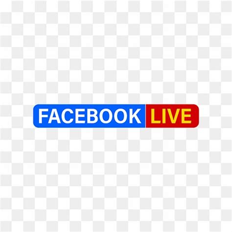 Facebook live psd and png free design