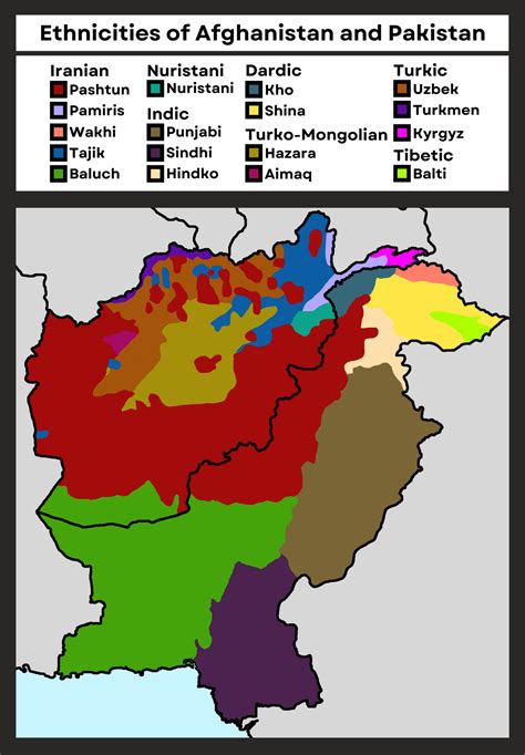 Ethnicities of Afghanistan and Pakistan Map by BulgarianMapper64 on DeviantArt